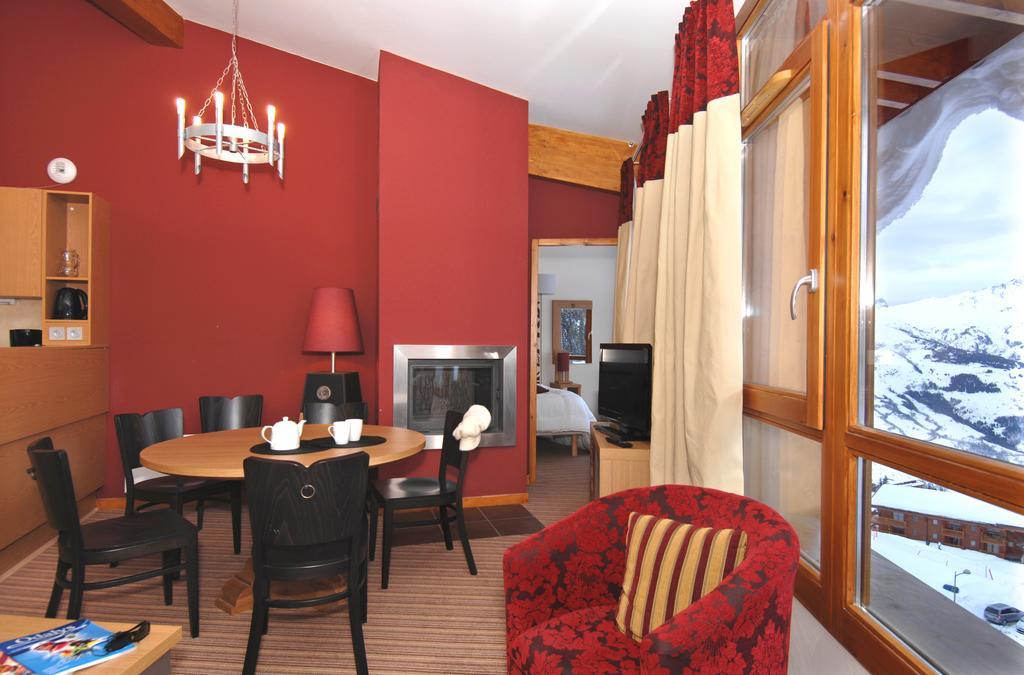 Two-Bedroom Apartment Fireplace