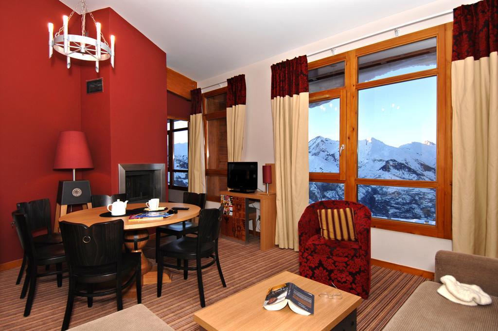 Two-Bedroom Apartment Fireplace