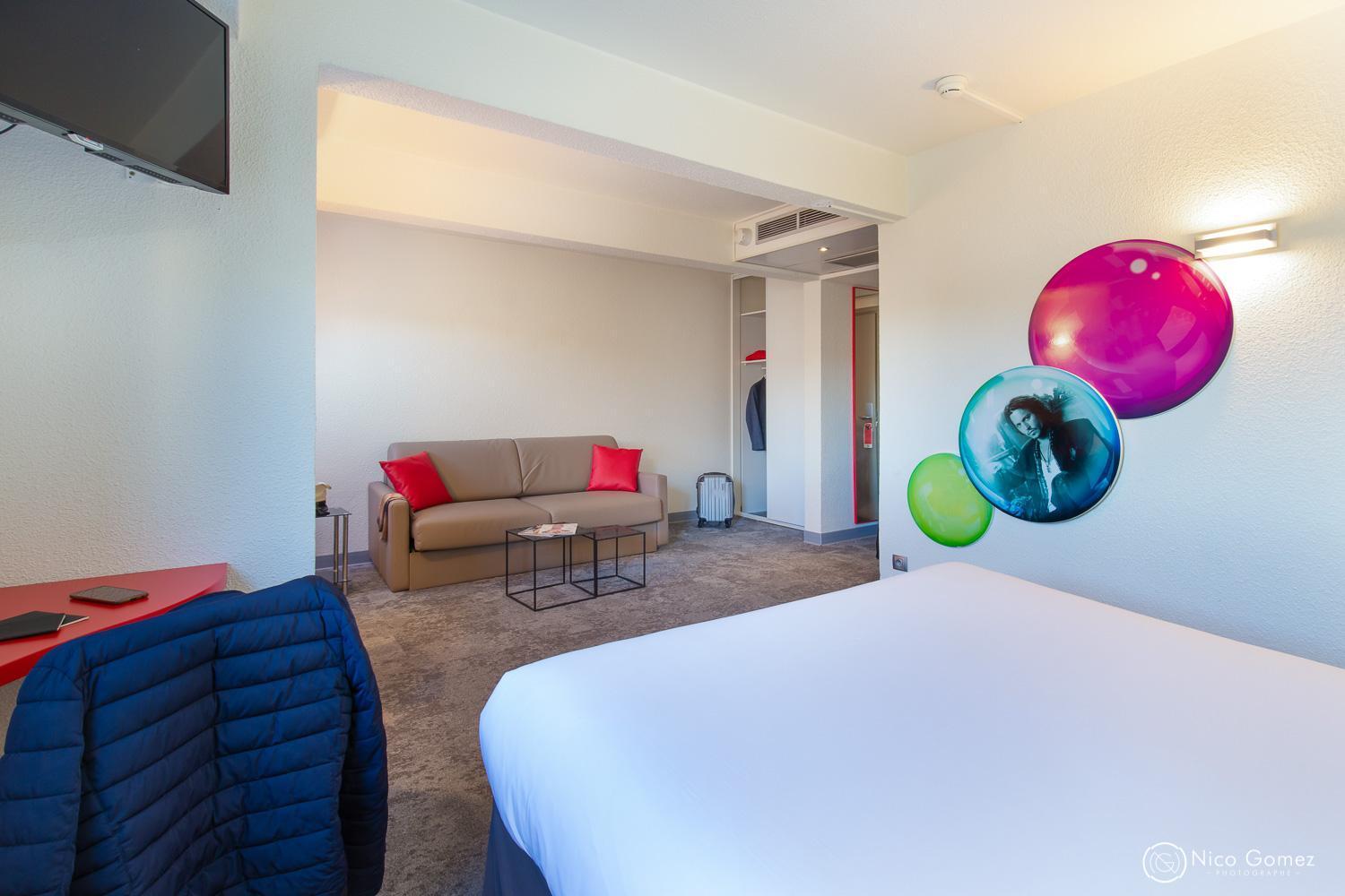 Standard Suite mit Queensize-Bett und Schlafsofa
