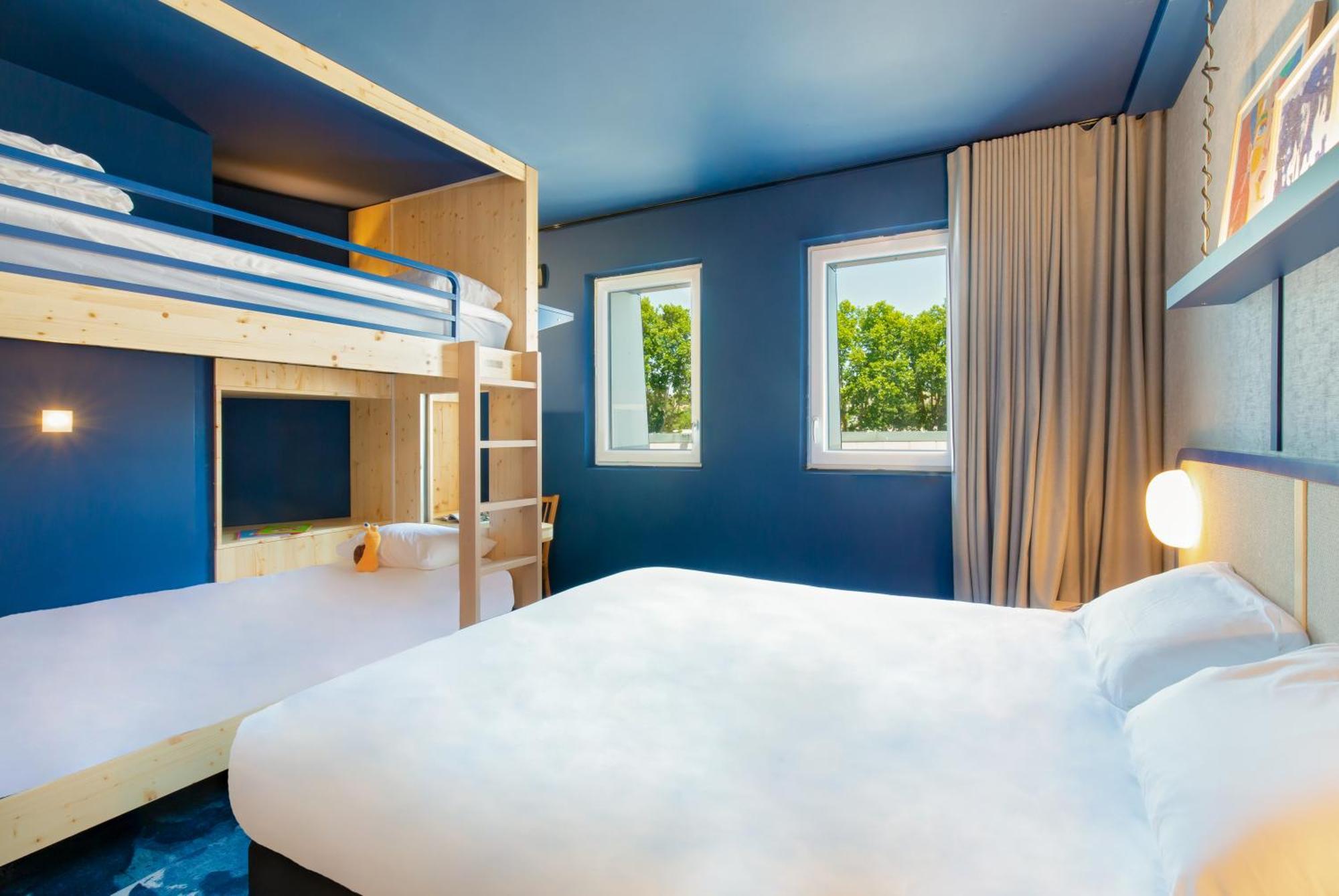 Family Room One Double Bed Two Bunk Beds