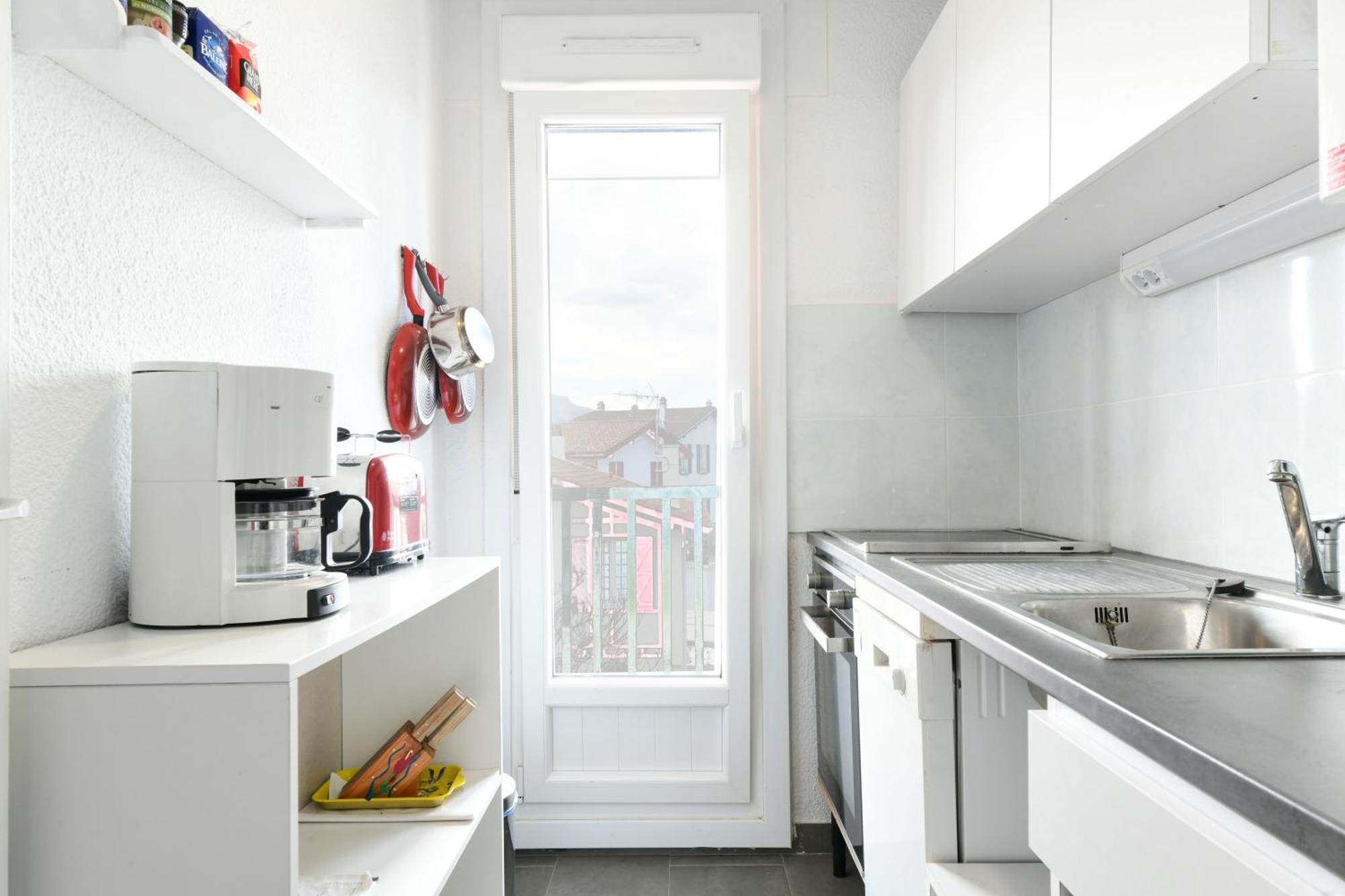 Apartamento de 1 dormitorio con balcón