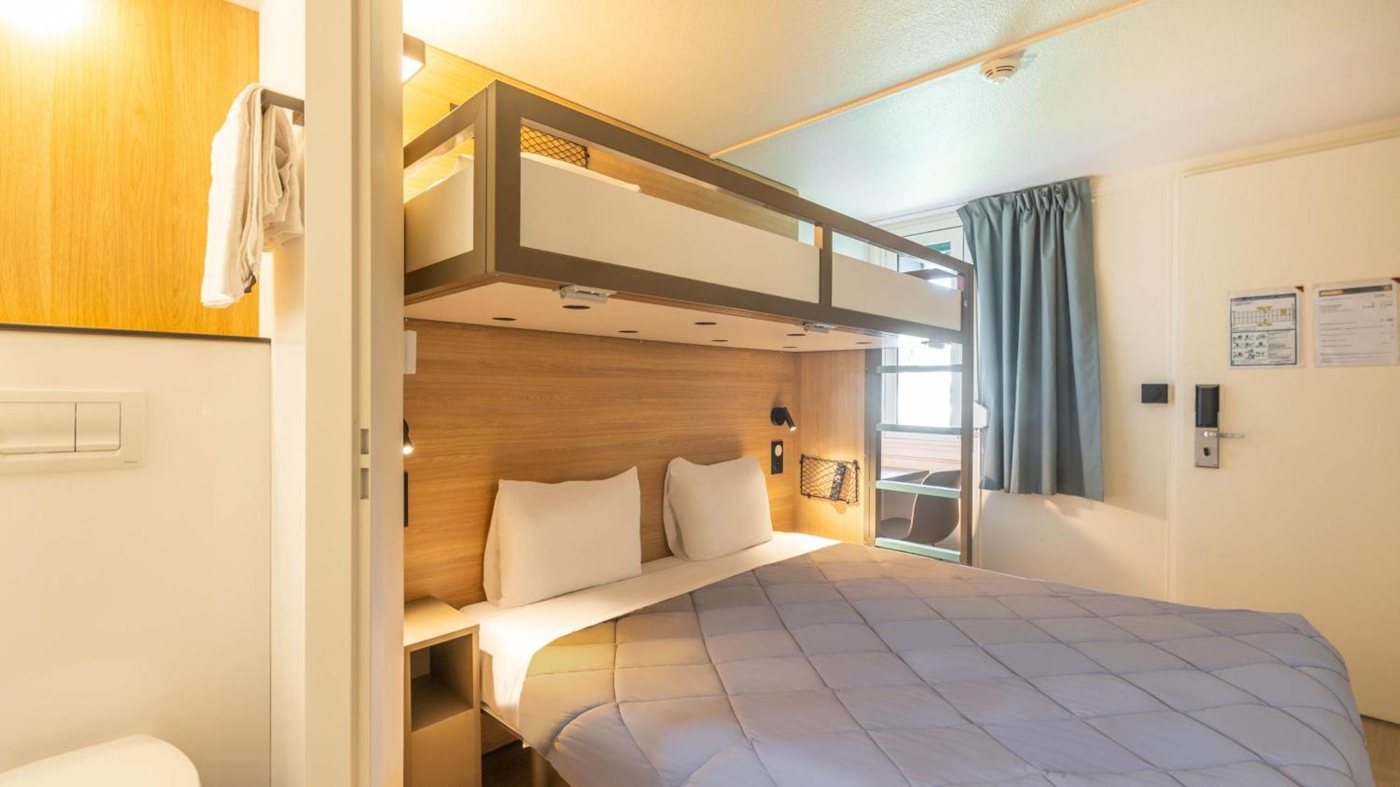 Standard Queen Room One Bunk Bed