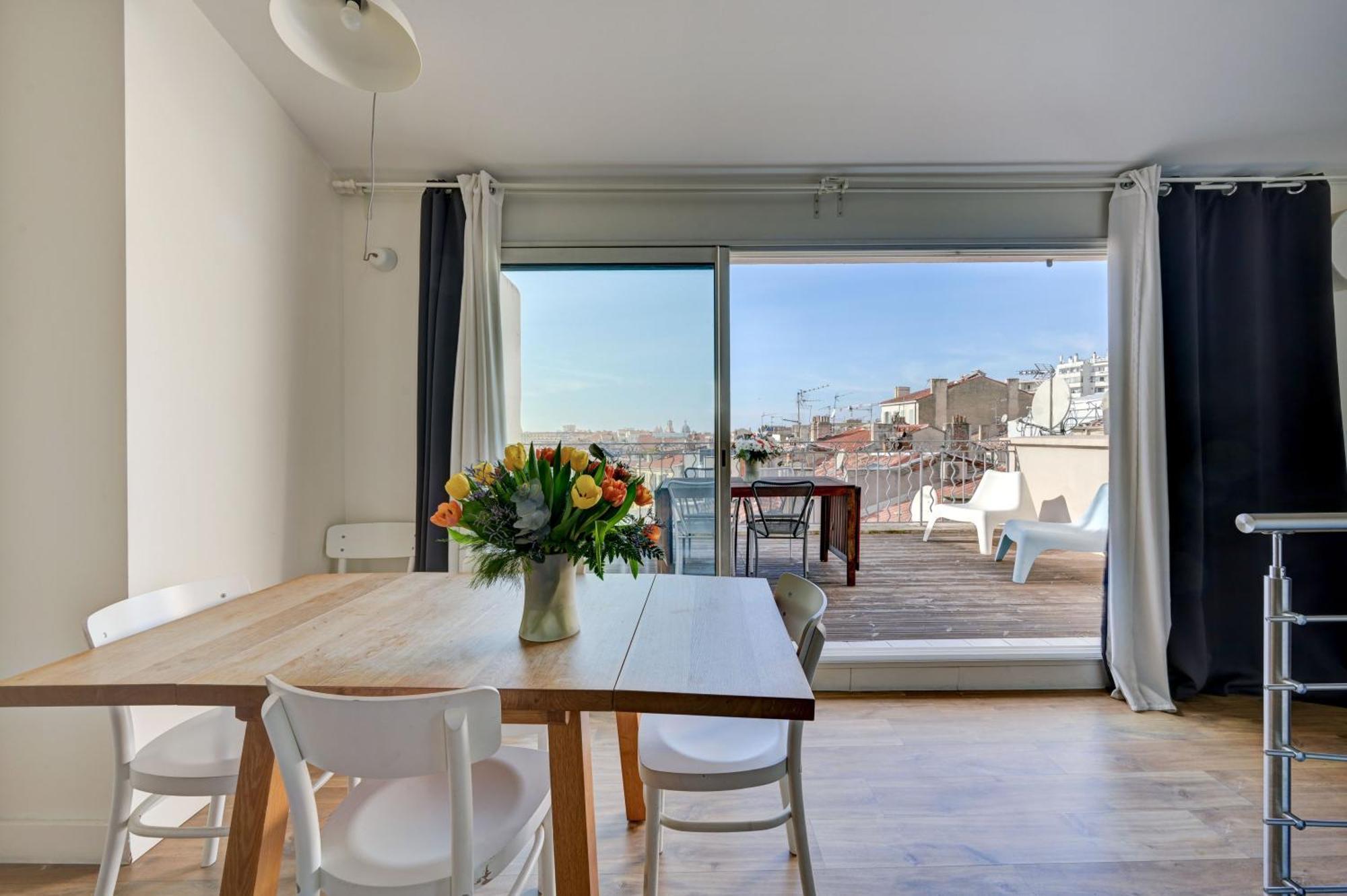 Two-Bedroom Apartment Terrace