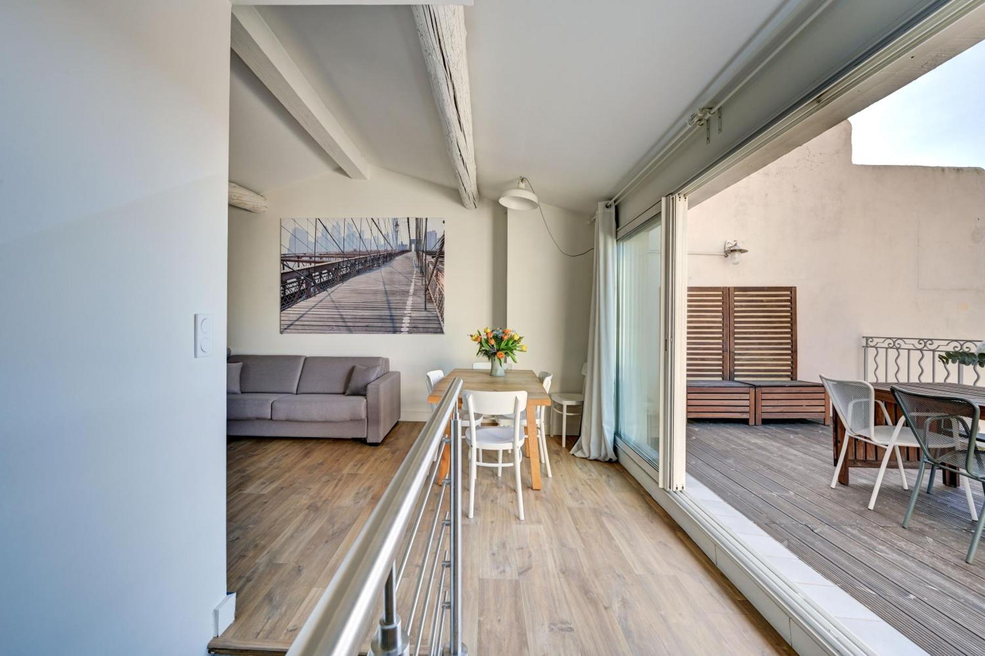 Two-Bedroom Apartment Terrace