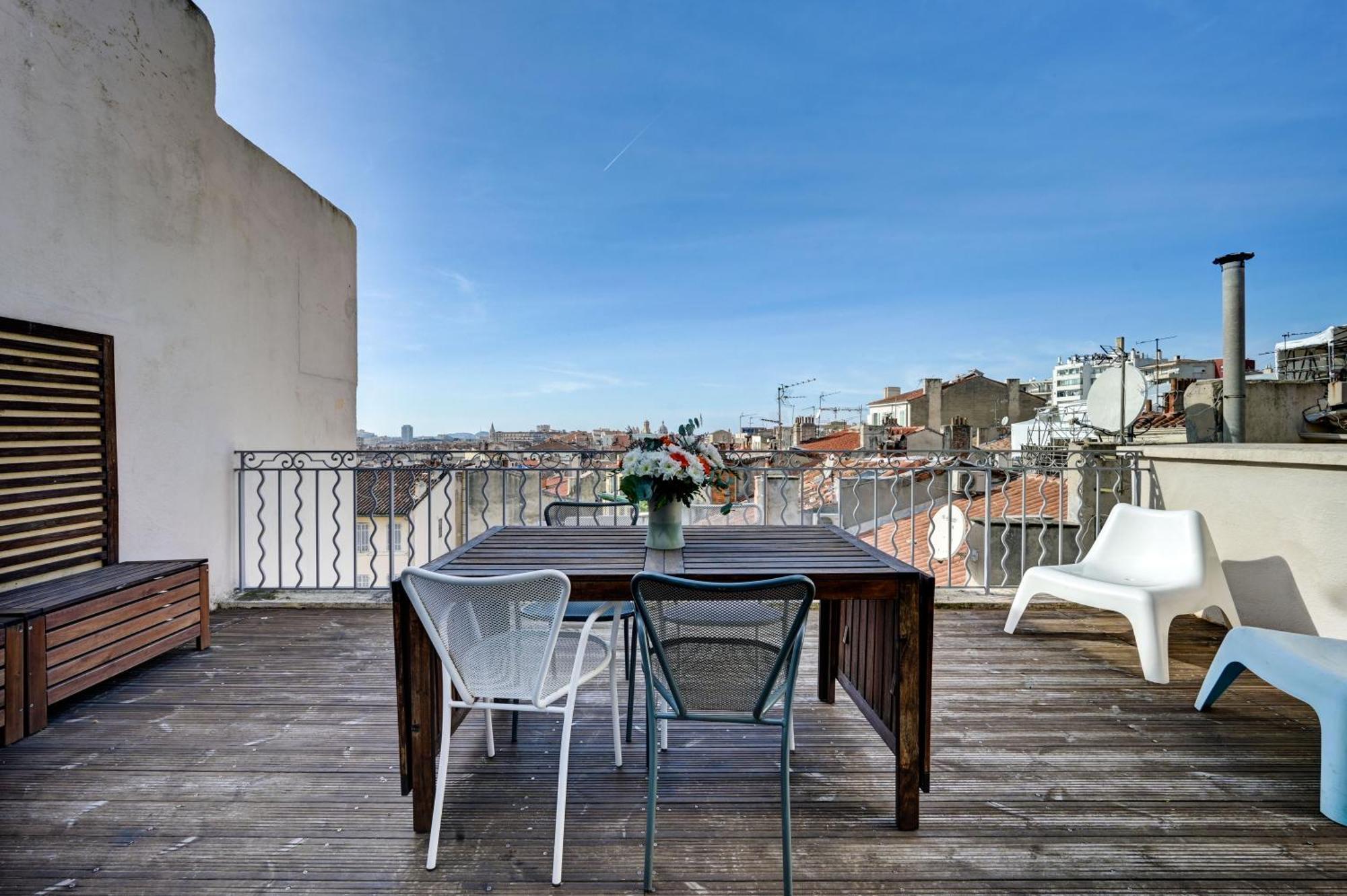 Two-Bedroom Apartment Terrace