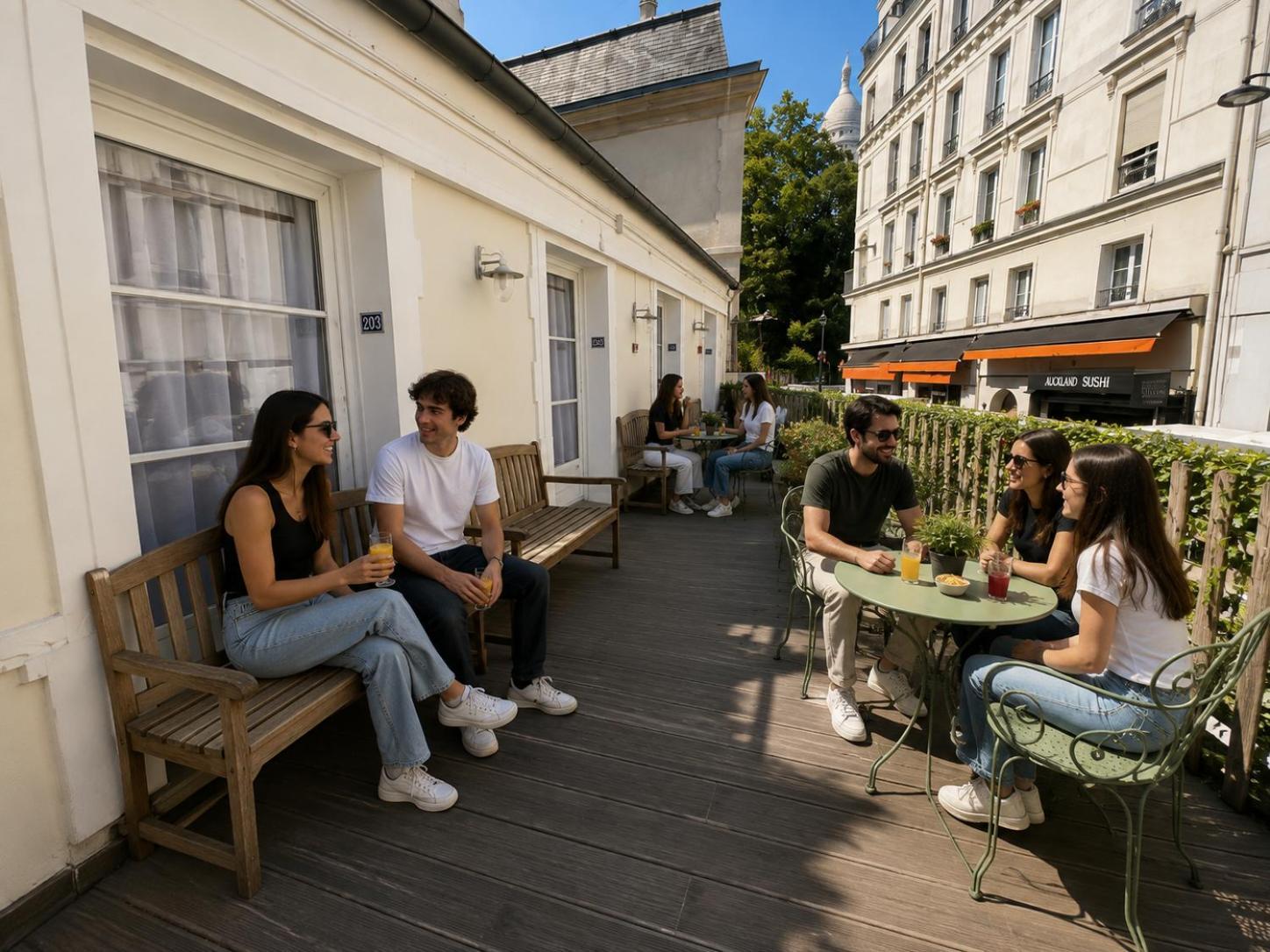 Bett im Frauenschlafsaal mit 4 Betten