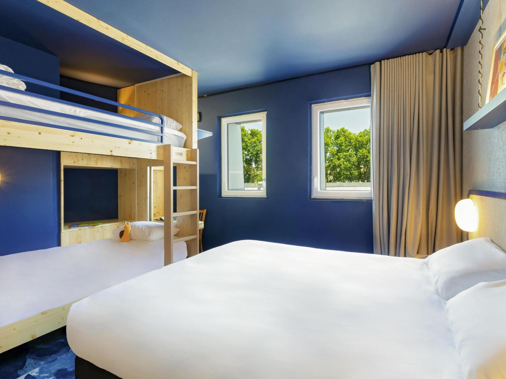 Family Room One Double Bed Two Bunk Beds