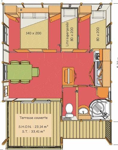 Chalet con 2 Camere da Letto