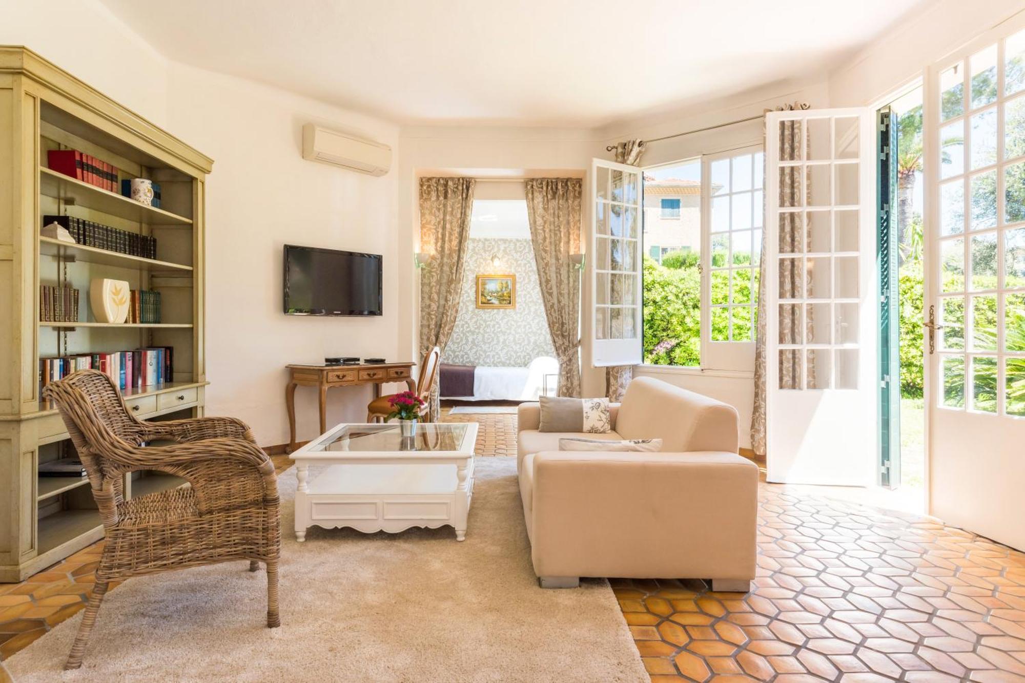 Suite mit 1 Schlafzimmer und Gartenblick