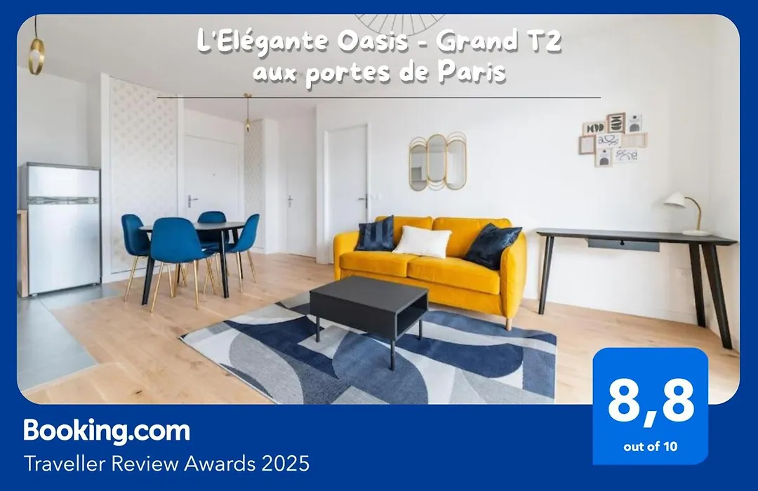 L'Elégante Oasis - grand T2 aux portes de Paris-1