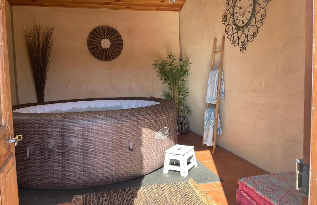 La Chambre Haute, sa kitchenette, son spa et son jardin à Nîmes-1