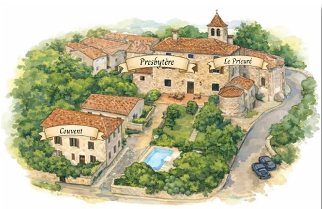 Domaine du Prieuré Couvent&Presbytère-1