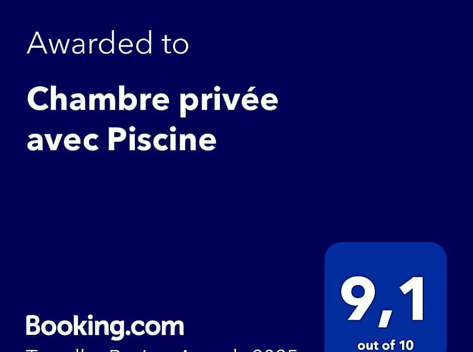 Chambre Privee Avec Piscine-1
