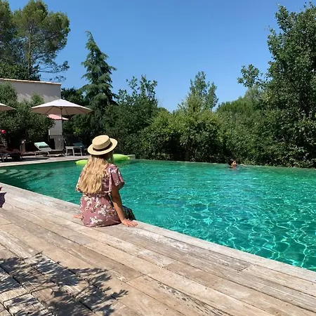 Sous les oliviers - Piscine chauffée - Studios de standing climatisés-2