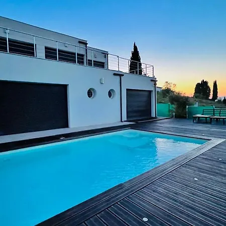 Havre De Paix, Vue Pano, Terrasse, Piscine, Nature.-2