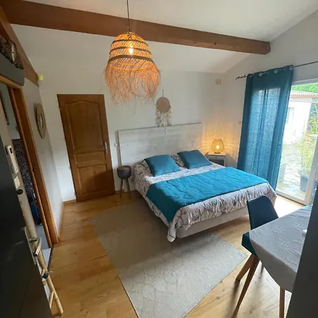 La Chambre Haute, sa kitchenette, son spa et son jardin à Nîmes-2