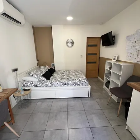 Studette De 17M2 Avec Parking Prive Gratuit Climatisation Et Petite Cuisine-2