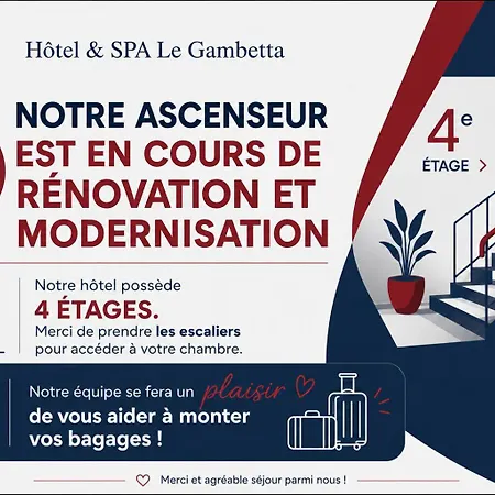 Hôtel&Spa Le Gambetta, Bergerac, Centre ville-2