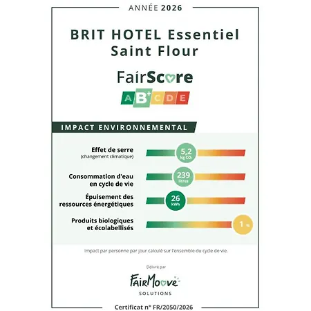 Brit Hotel Essentiel Saint-Flour-2