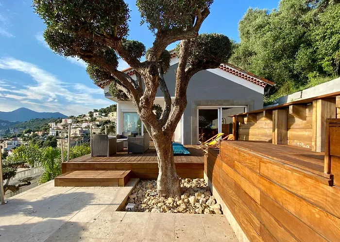 Privé Splendide Villa Piscine Et Superbe Vue Nice