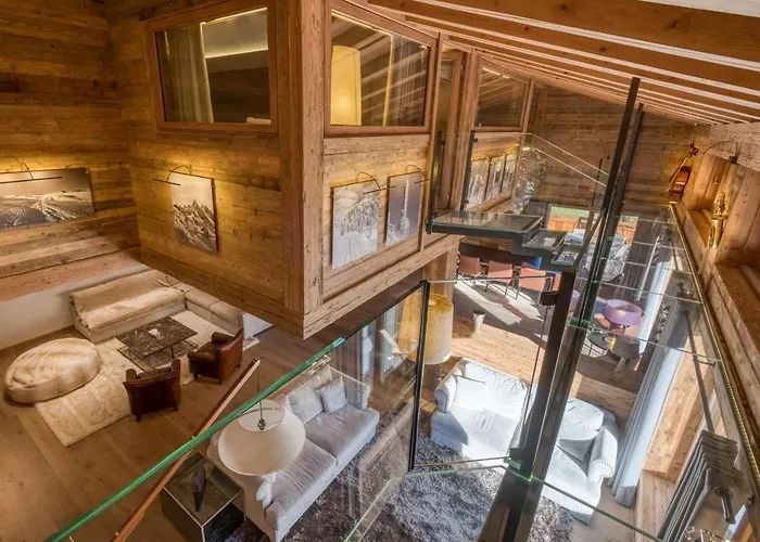Villa Chalet Nordmann à Megève avec Piscine